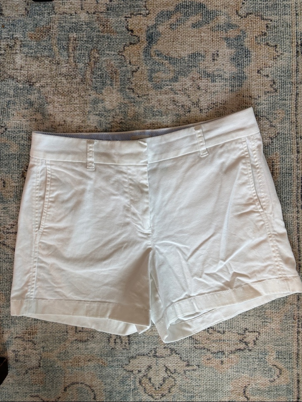 J Crew Chino Shorts White Size 4